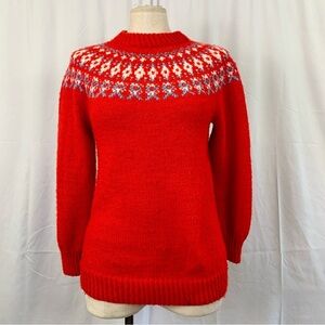 Handmade Fair Isle Women's Sweater
